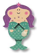 Mermaid Pendulum Wall<br>Clock by Popclox